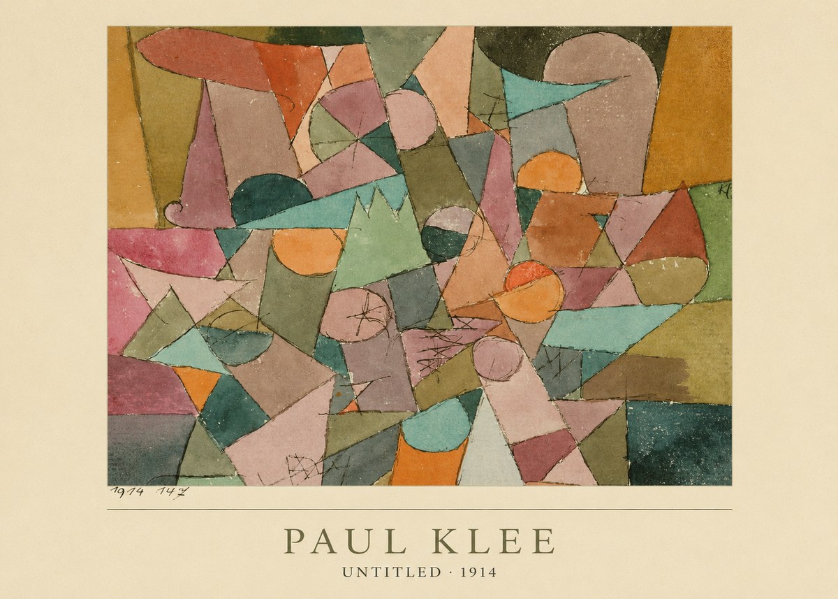 Paul Klee Untitled No5 - Plakát