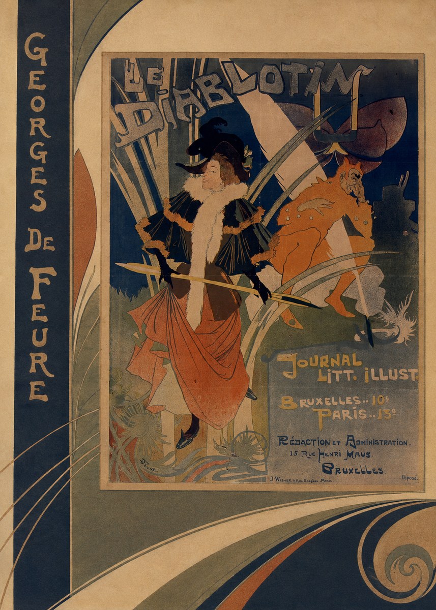 Georges de Feure Le Diablotin III No2 - Plakát