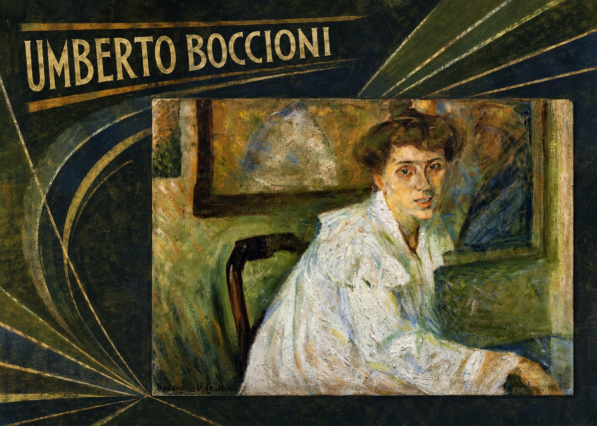 Umberto Boccioni Portrait of the Artist's Mother No5 - Plakát