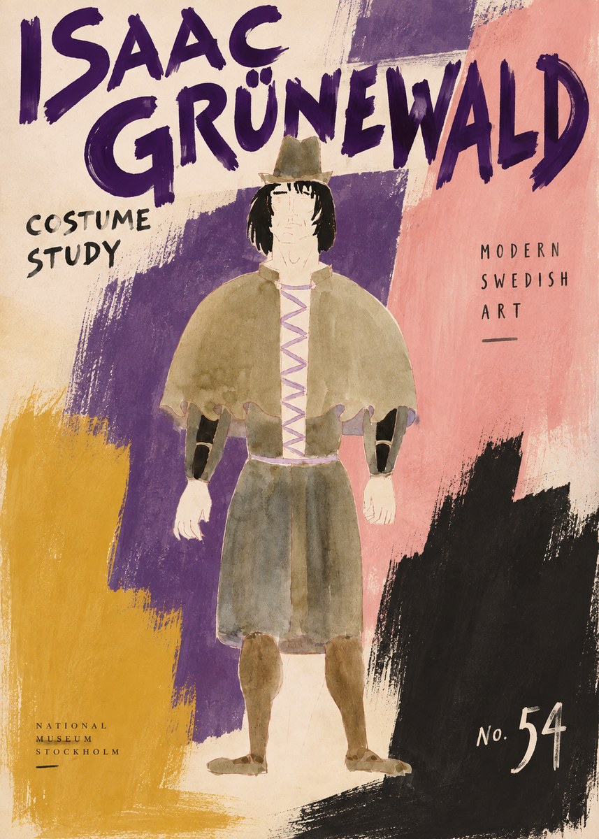 Isaac Grünewald Costume Study V No3 - Plakát