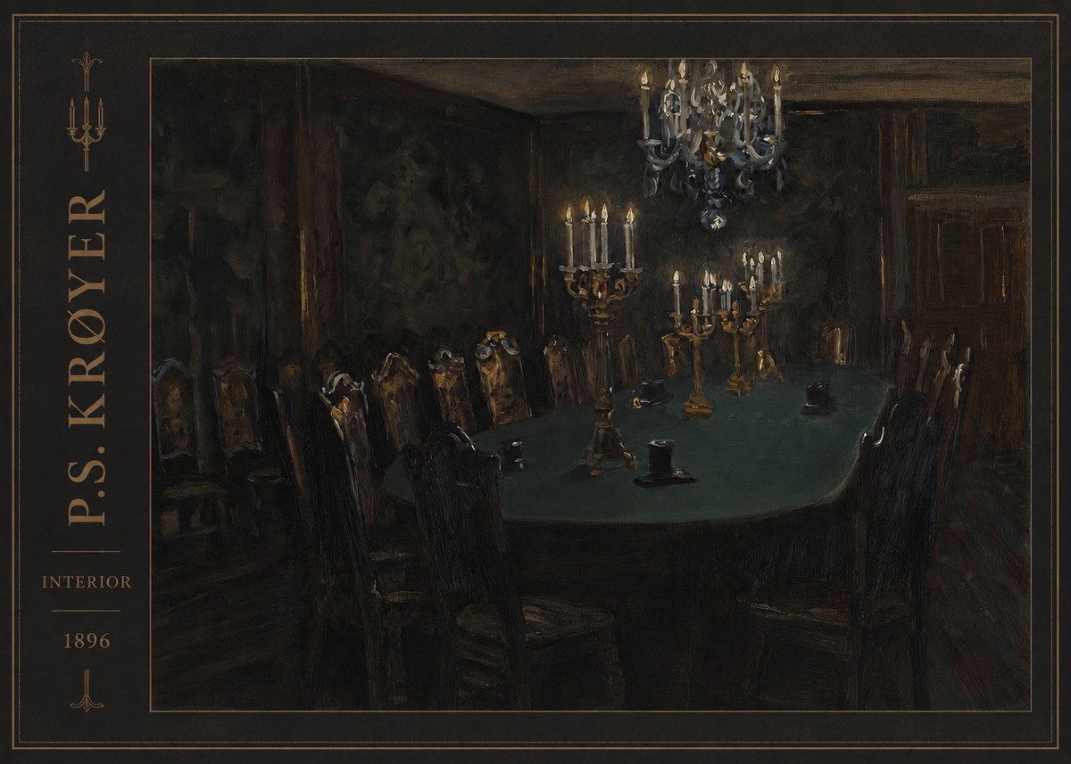 P.S. Krøyer Interior No2 - Plakát