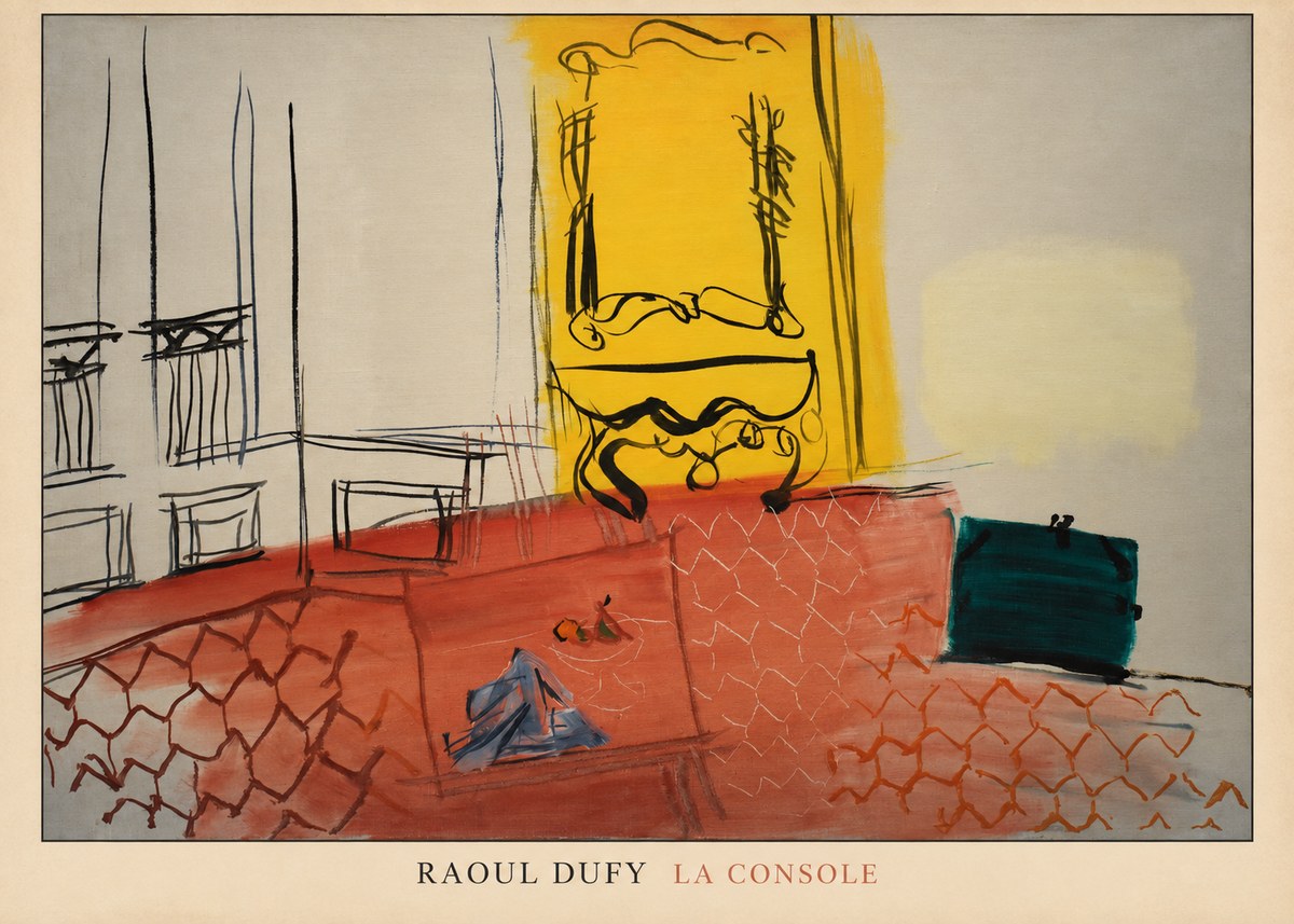 Raoul Dufy La Console No6 - Plakát