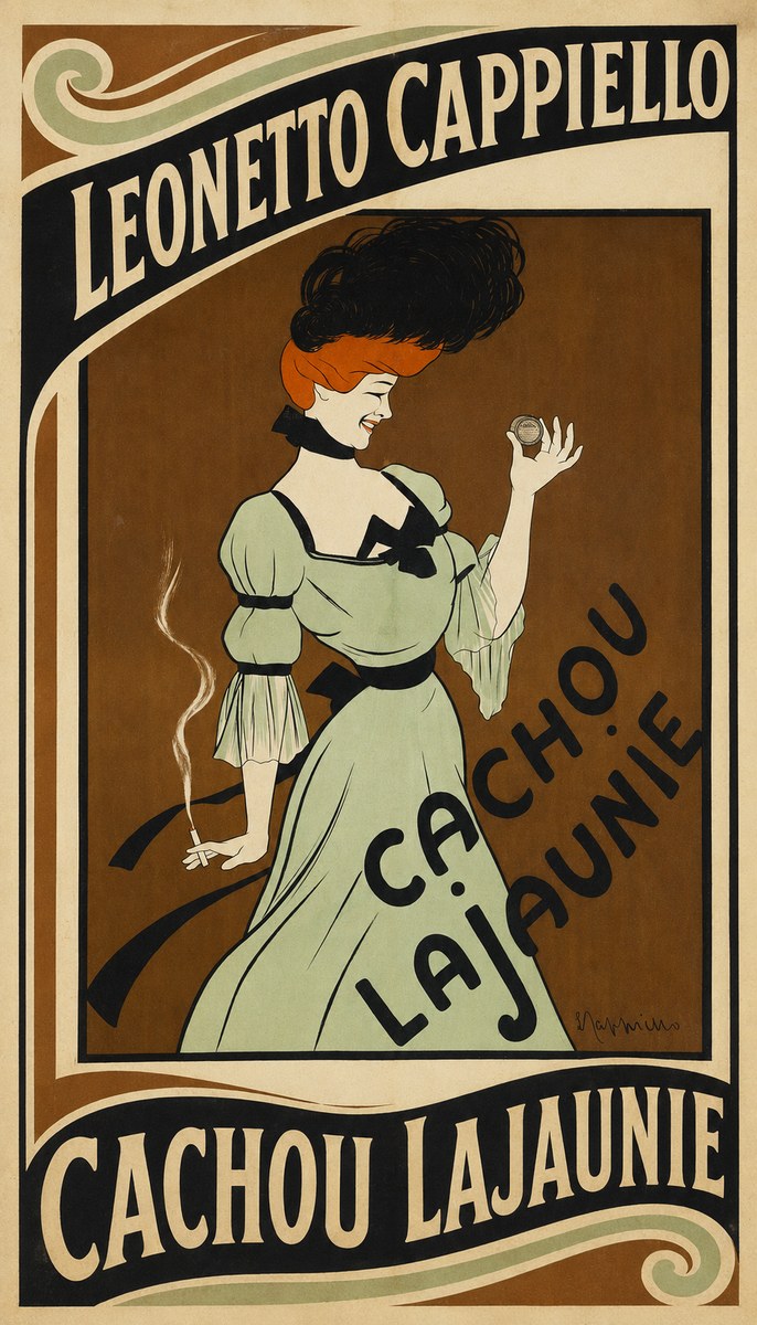 Leonetto Cappiello Cachou Lajaunie No2 - Plakát