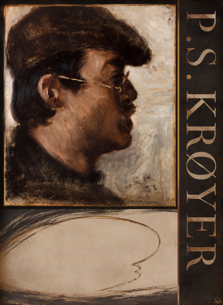 P.S. Krøyer Self-portrait with a Cap No3 - Plakát
