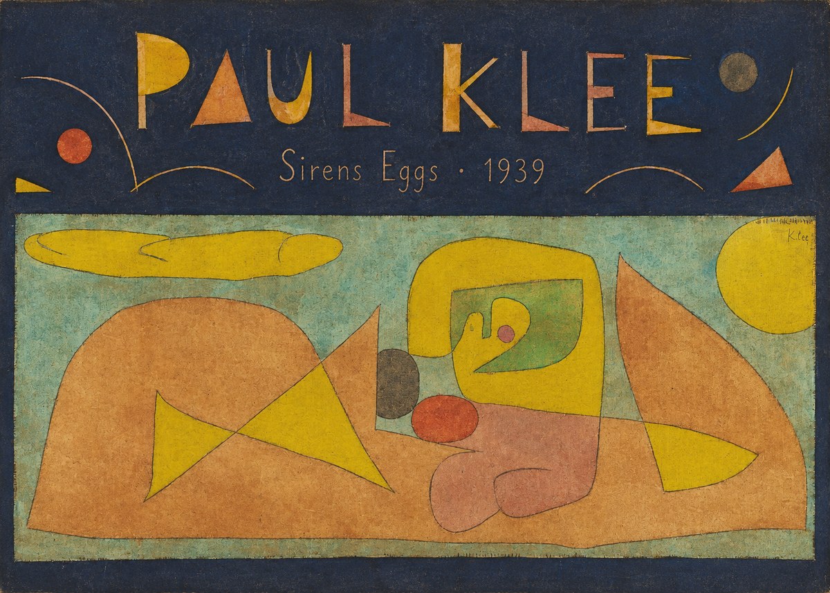 Paul Klee Sirens Eggs No4 - Plakát