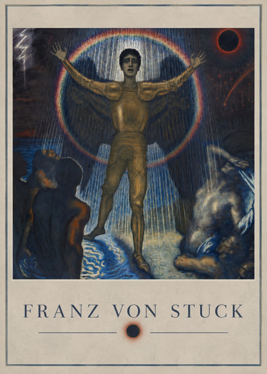Franz von Stuck Lucifer No2 - Plakát