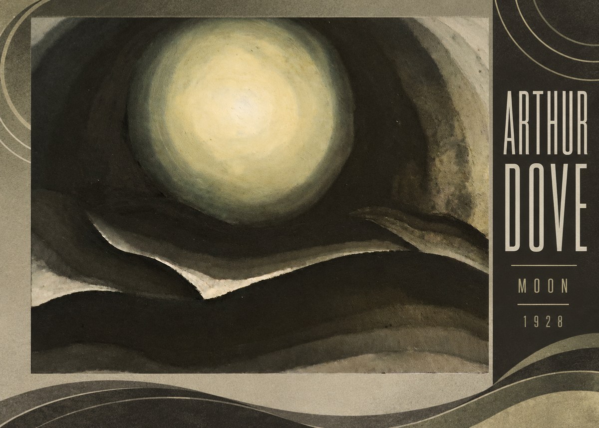 Arthur Dove Moon No2 - Plakát