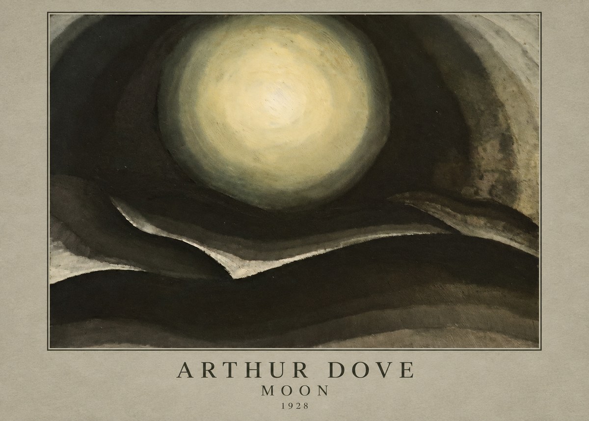 Arthur Dove Moon No4 - Plakát