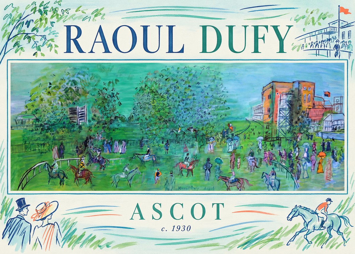 Raoul Dufy Ascot C. 1930 I No1 - Plakát