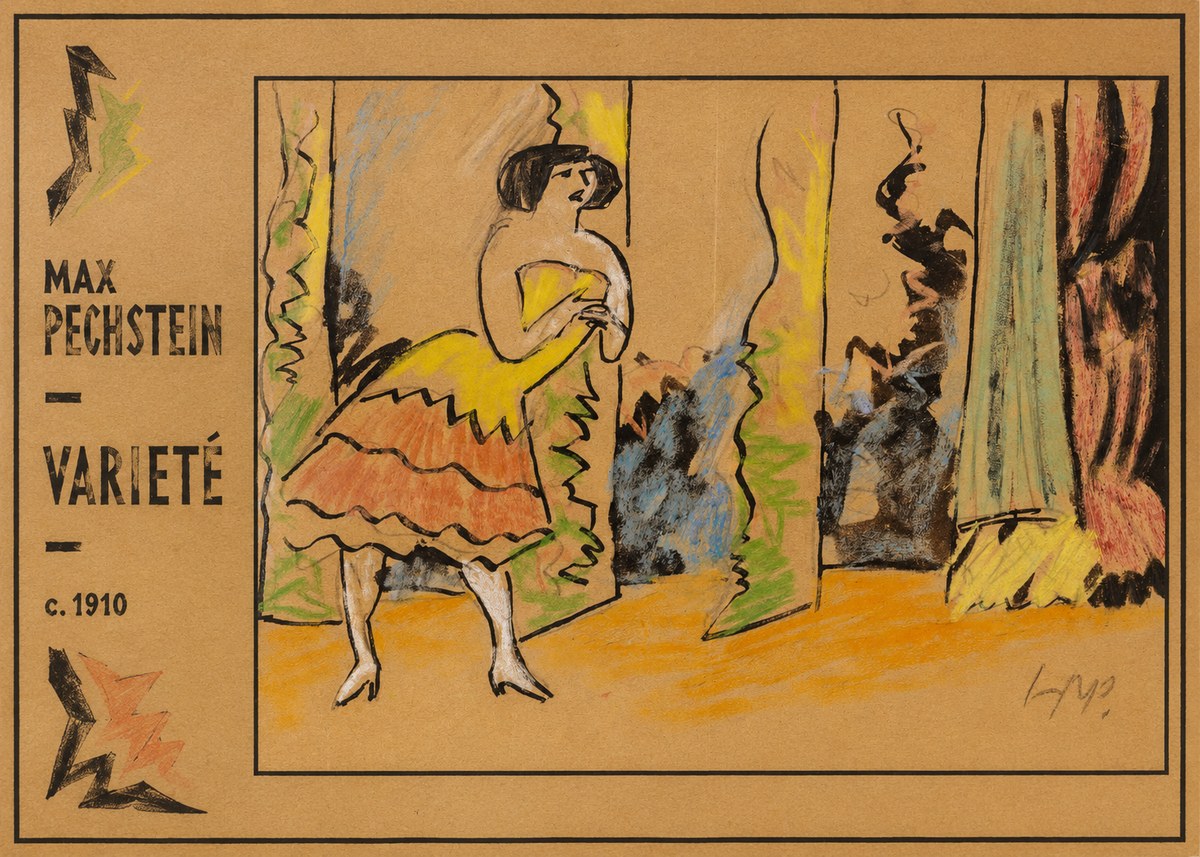 Max Pechstein Varieté No2 - Plakát