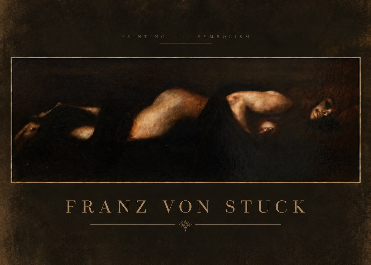 Franz von Stuck Der Schlaf No6 - Plakát