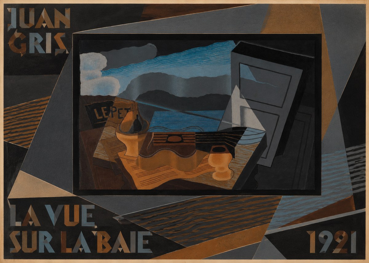 Juan Gris La Vue Sur La Baie No6 - Plakát
