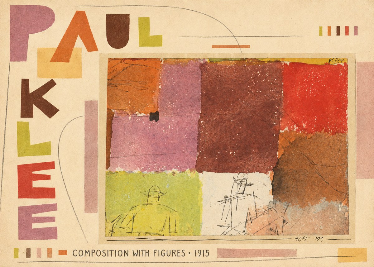 Paul Klee Composition with Figures II No5 - Plakát