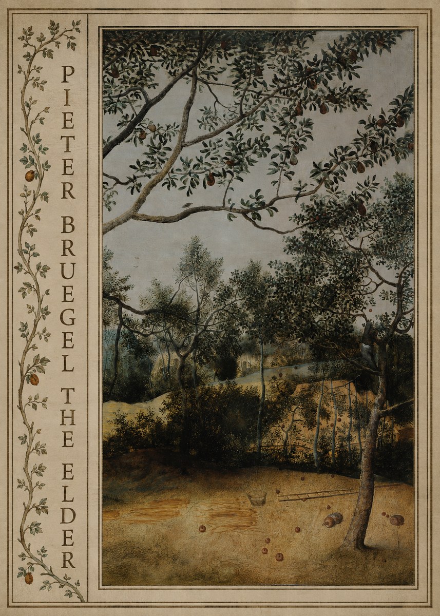 Pieter Bruegel Branch of a Pear Tree No2 - Plakát