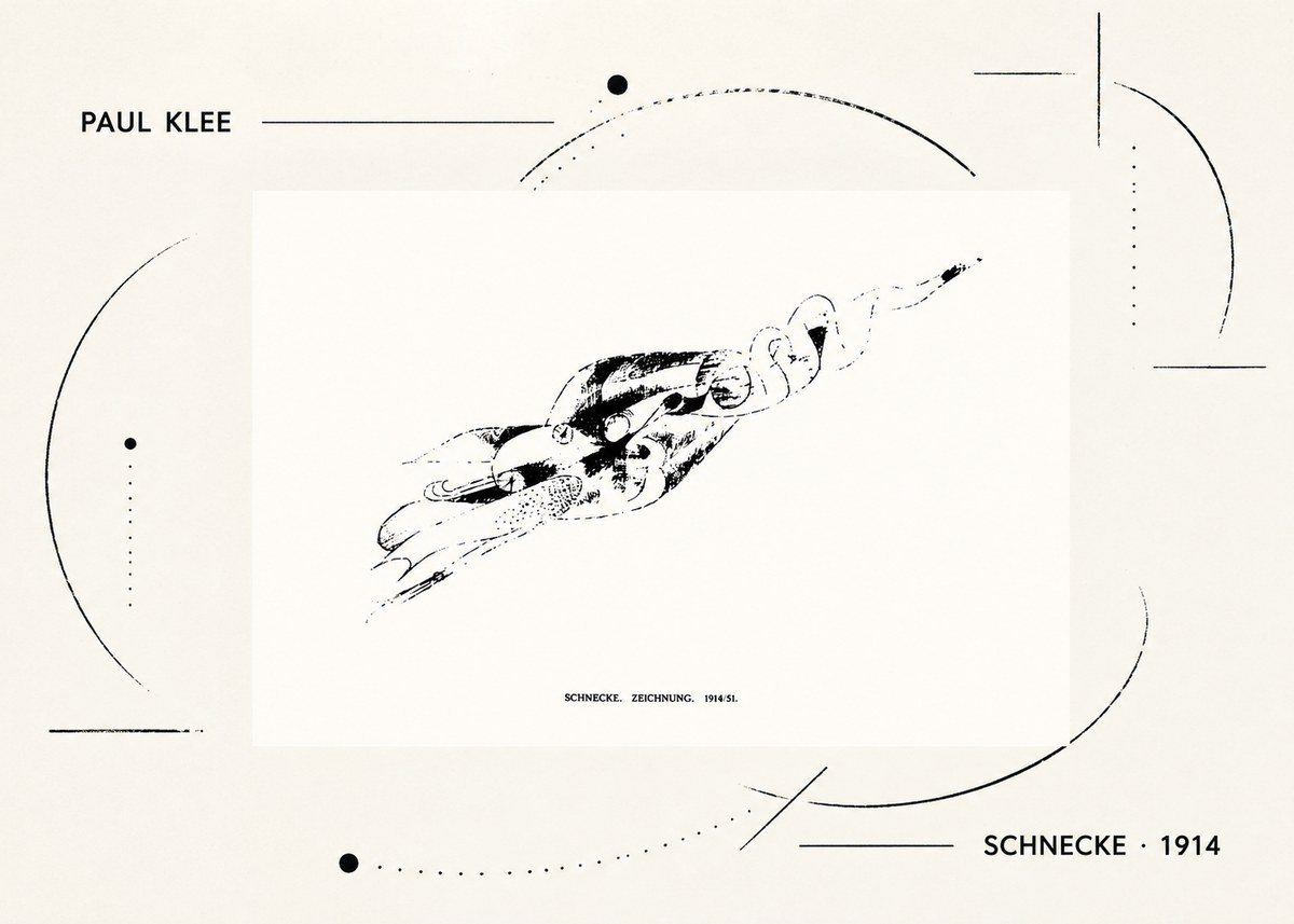Paul Klee Schnecke No2 - Plakát