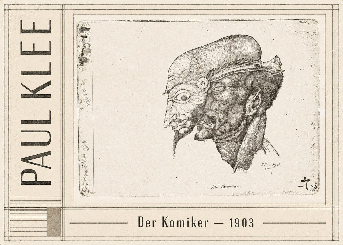 Paul Klee Der Komiker No2 - Plakát