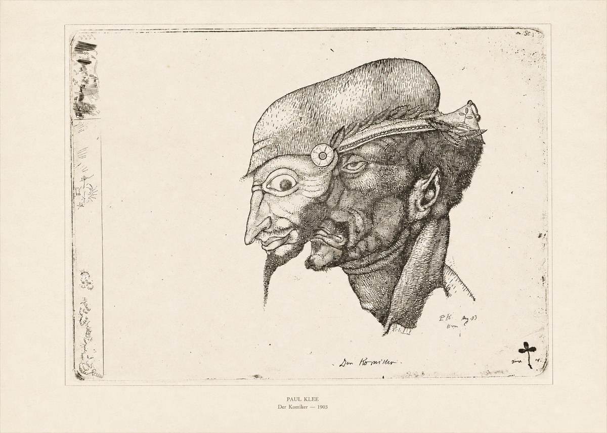 Paul Klee Der Komiker No6 - Plakát