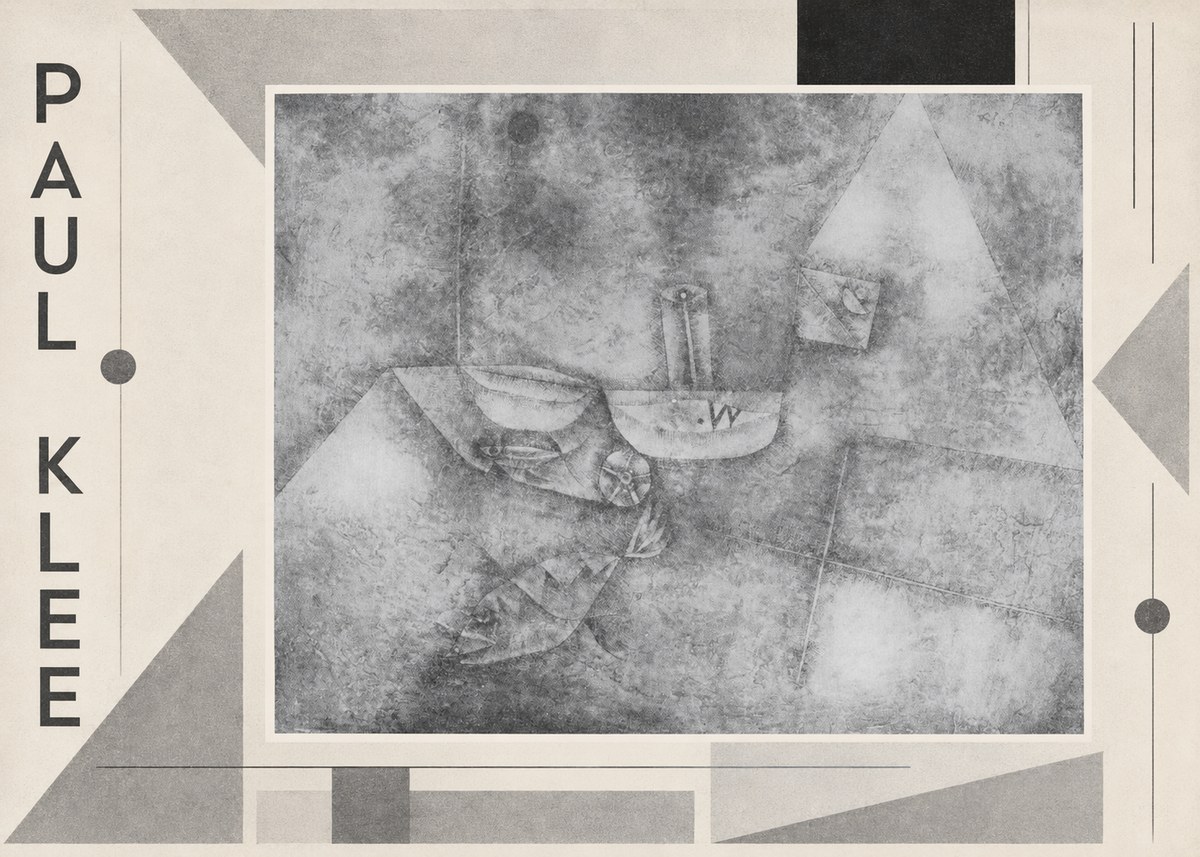 Paul Klee Boats at the Shore No2 - Plakát