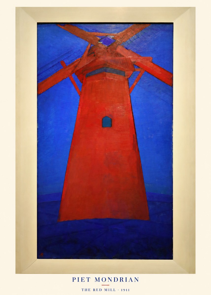 Piet Mondrian The Red Mill No5 - Plakát
