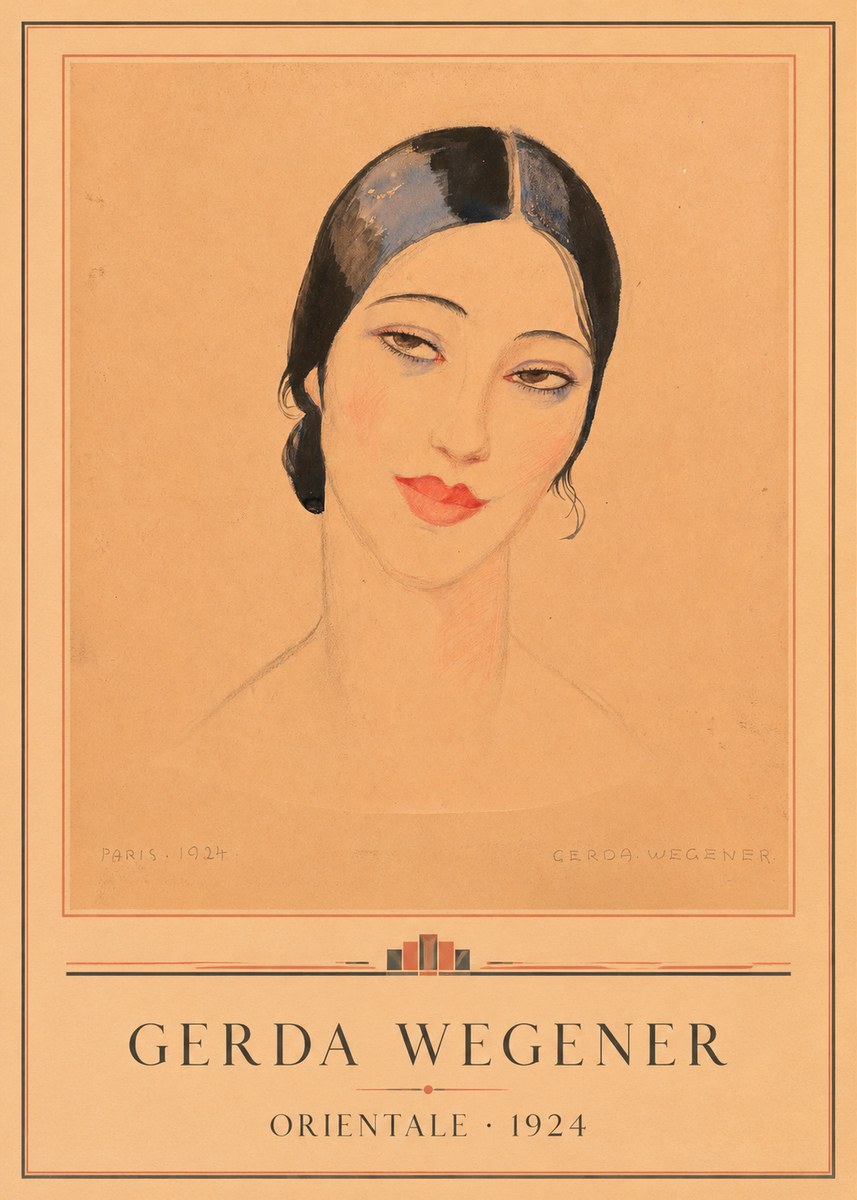 Gerda Wegener Orientale No1 - Plakát
