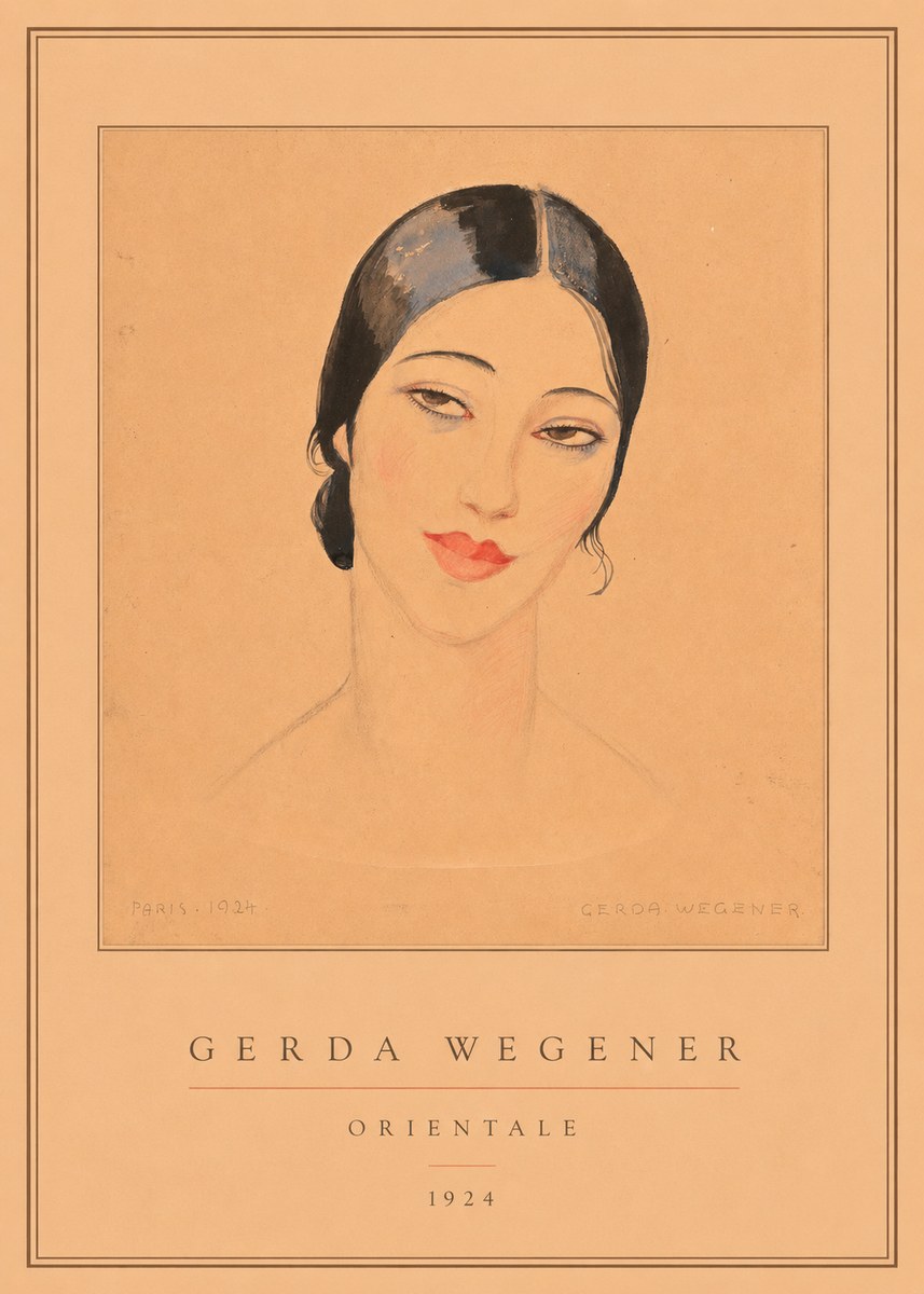 Gerda Wegener Orientale No5 - Plakát