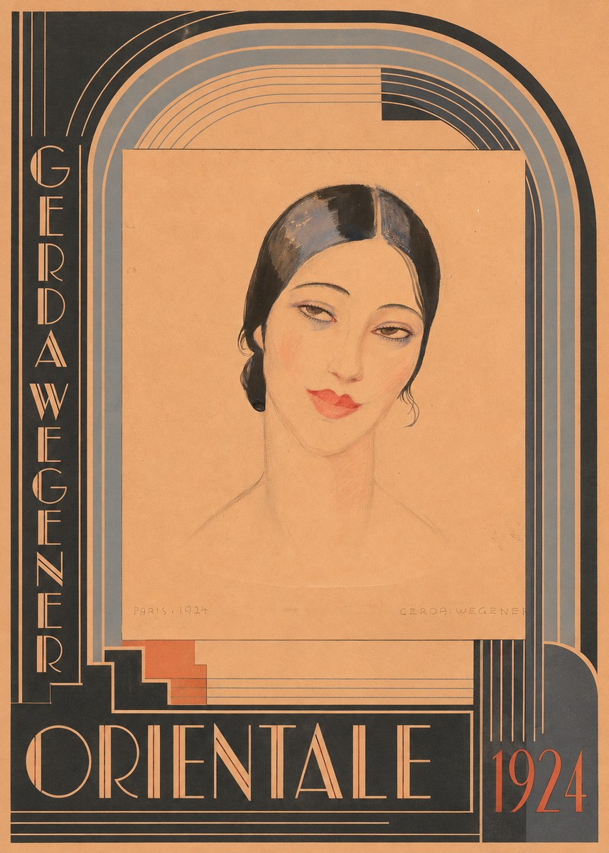 Gerda Wegener Orientale No6 - Plakát