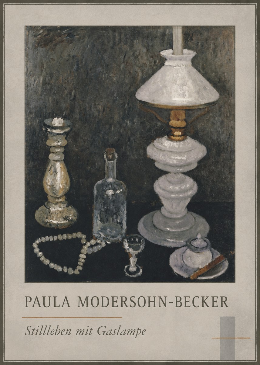 Paula Modersohn-Becker Stillleben Mit Gaslampe No1 - Plakát