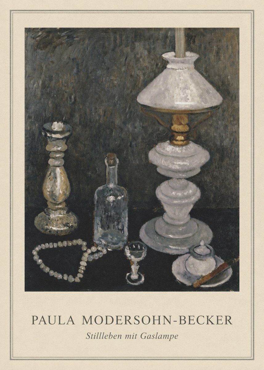 Paula Modersohn-Becker Stillleben Mit Gaslampe No4 - Plakát