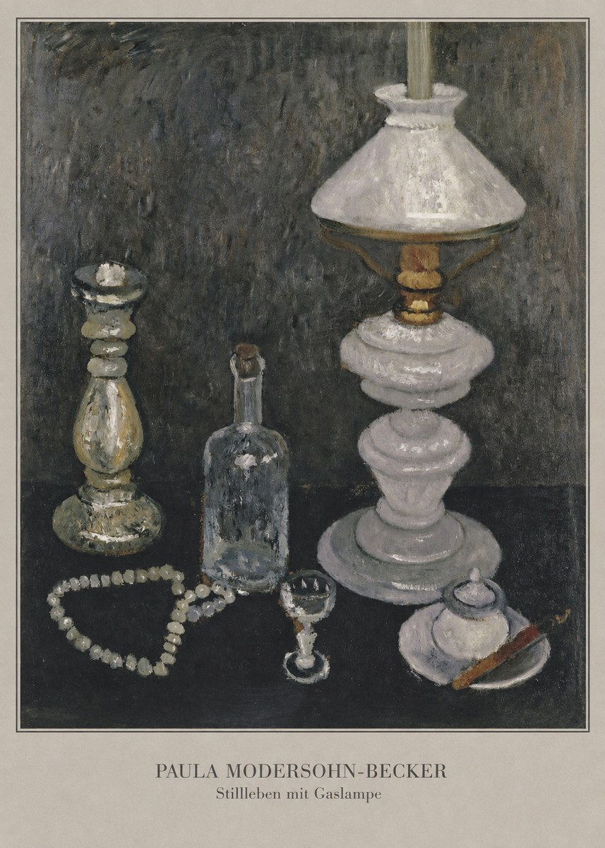 Paula Modersohn-Becker Stillleben Mit Gaslampe No6 - Plakát