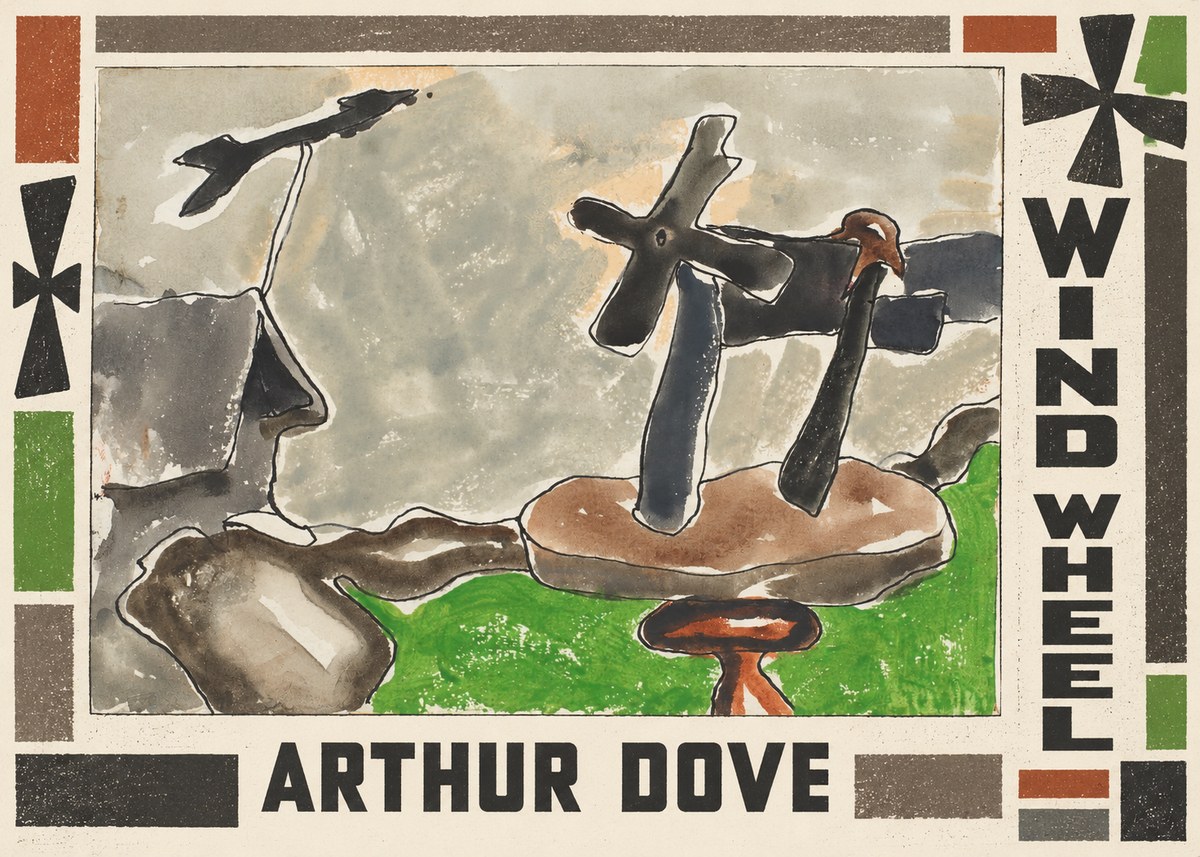 Arthur Dove Wind Wheel No4 - Plakát