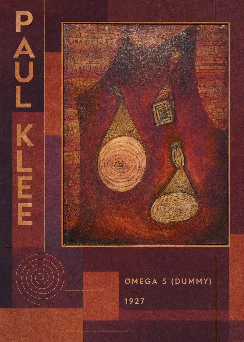 Paul Klee Omega 5 (Dummy) No3 - Plakát