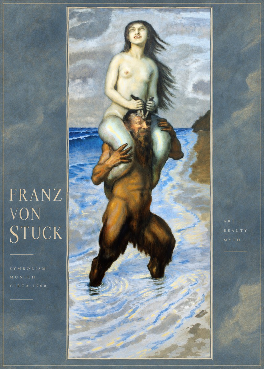 Franz von Stuck The Birth of Venus No6 - Plakát