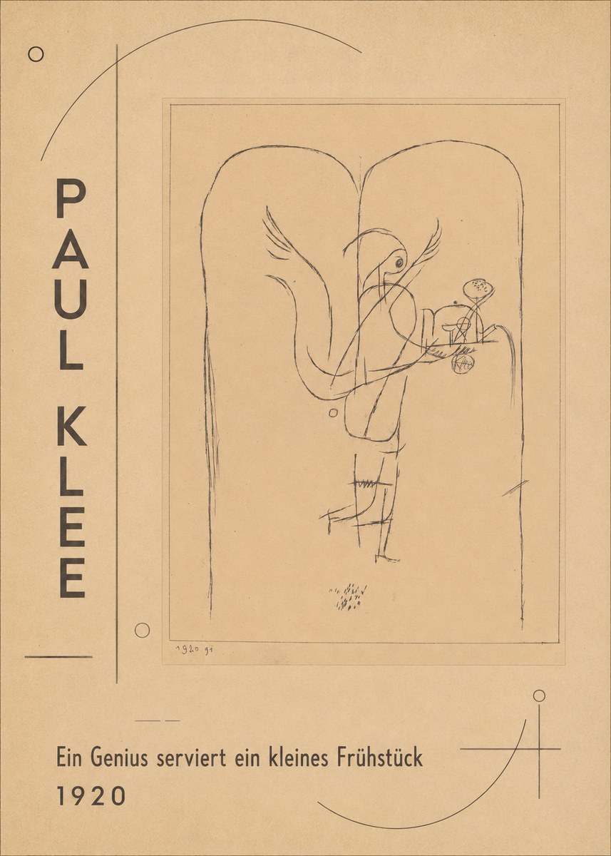 Paul Klee Ein Genius Serviert Ein Kleines Frühstück No2 - Plakát