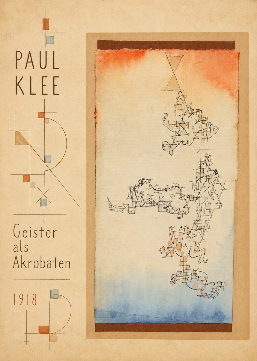 Paul Klee Geister Als Akrobaten No2 - Plakát