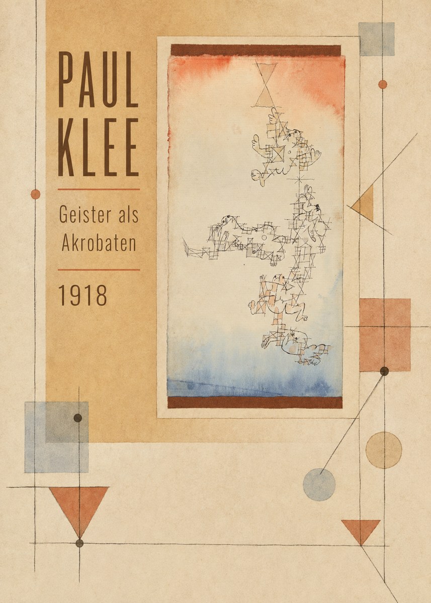 Paul Klee Geister Als Akrobaten No3 - Plakát