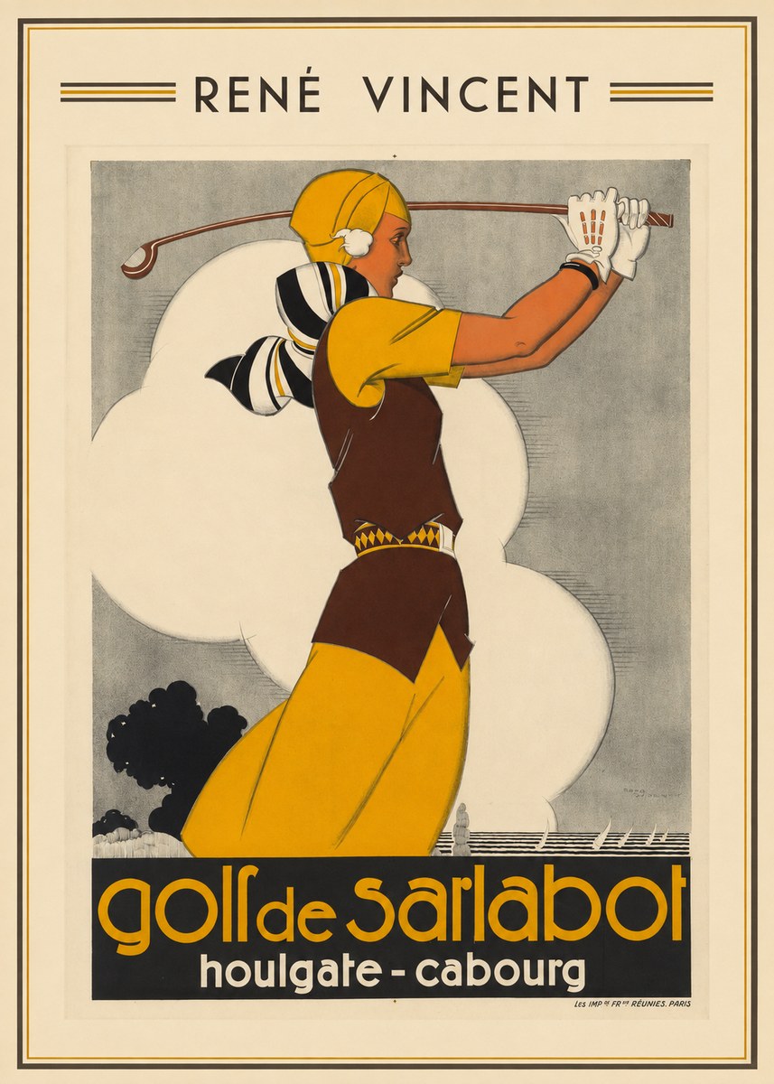René Vincent Golf De Sarlabot No1 - Plakát