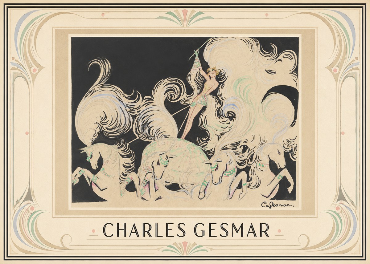 Charles Gesmar Art Deco Fantasy No1 - Plakát