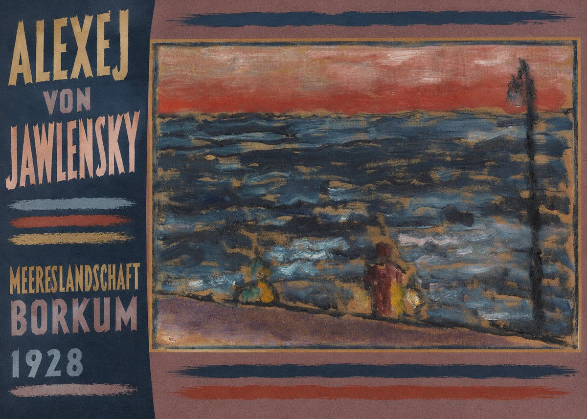 Alexej von Jawlensky Meereslandschaft Borkum No3 - Plakát
