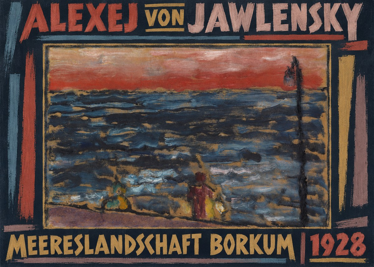 Alexej von Jawlensky Meereslandschaft Borkum No5 - Plakát