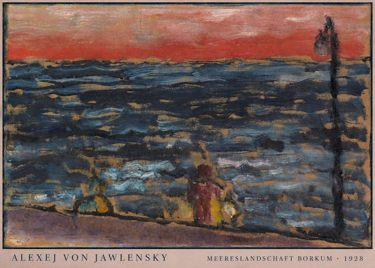 Alexej von Jawlensky Meereslandschaft Borkum No6 - Plakát