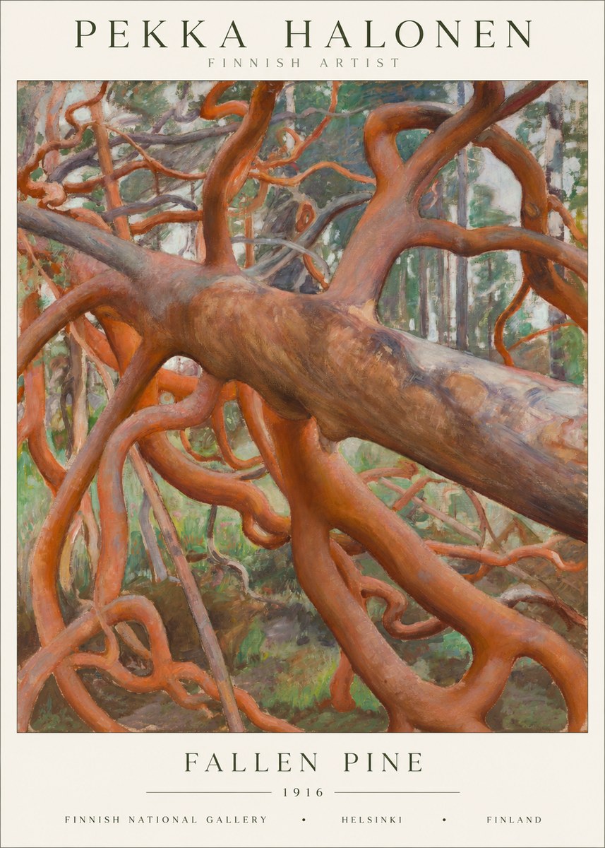 Pekka Halonen Fallen Pine No1 - Plakát