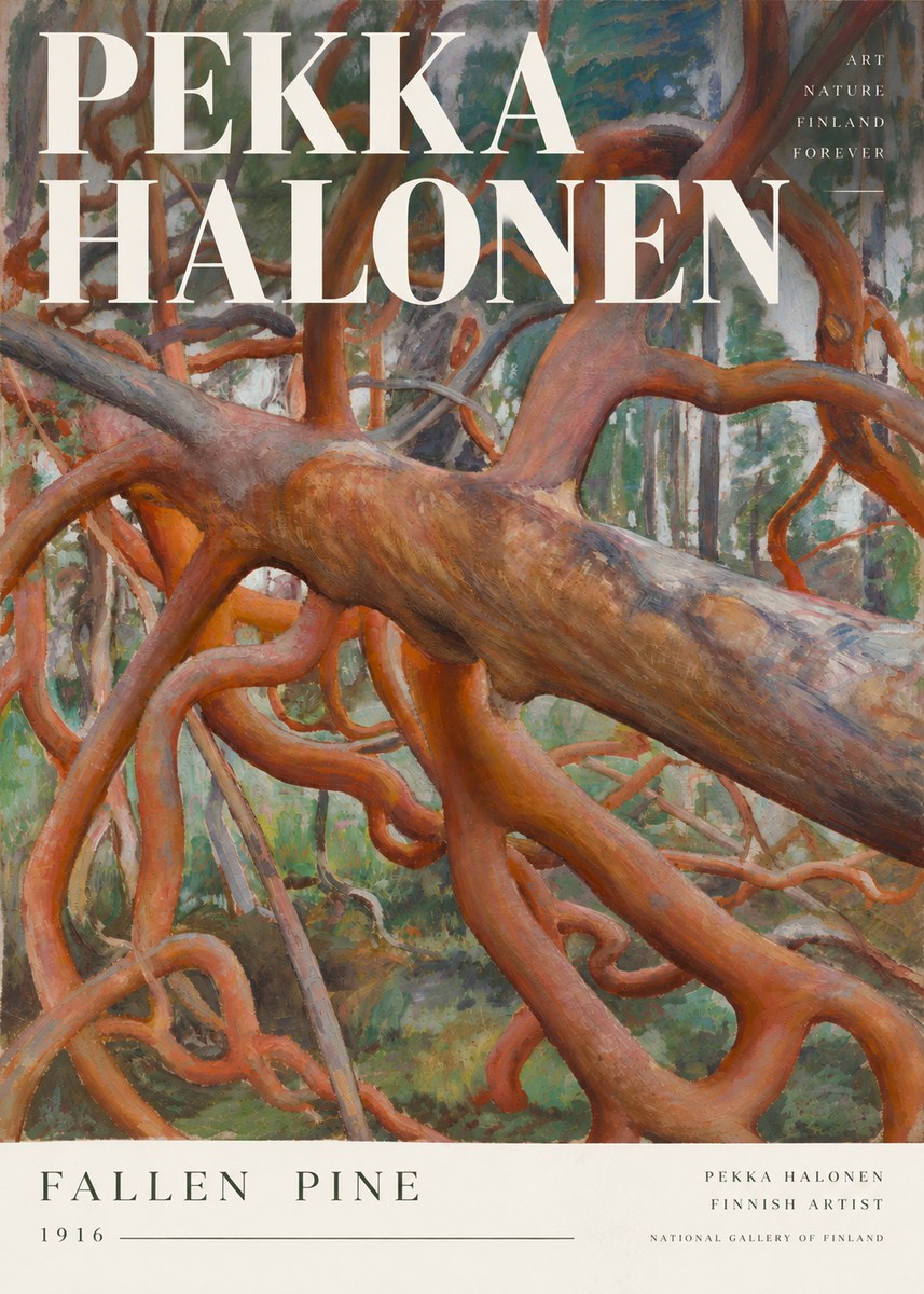 Pekka Halonen Fallen Pine No3 - Plakát