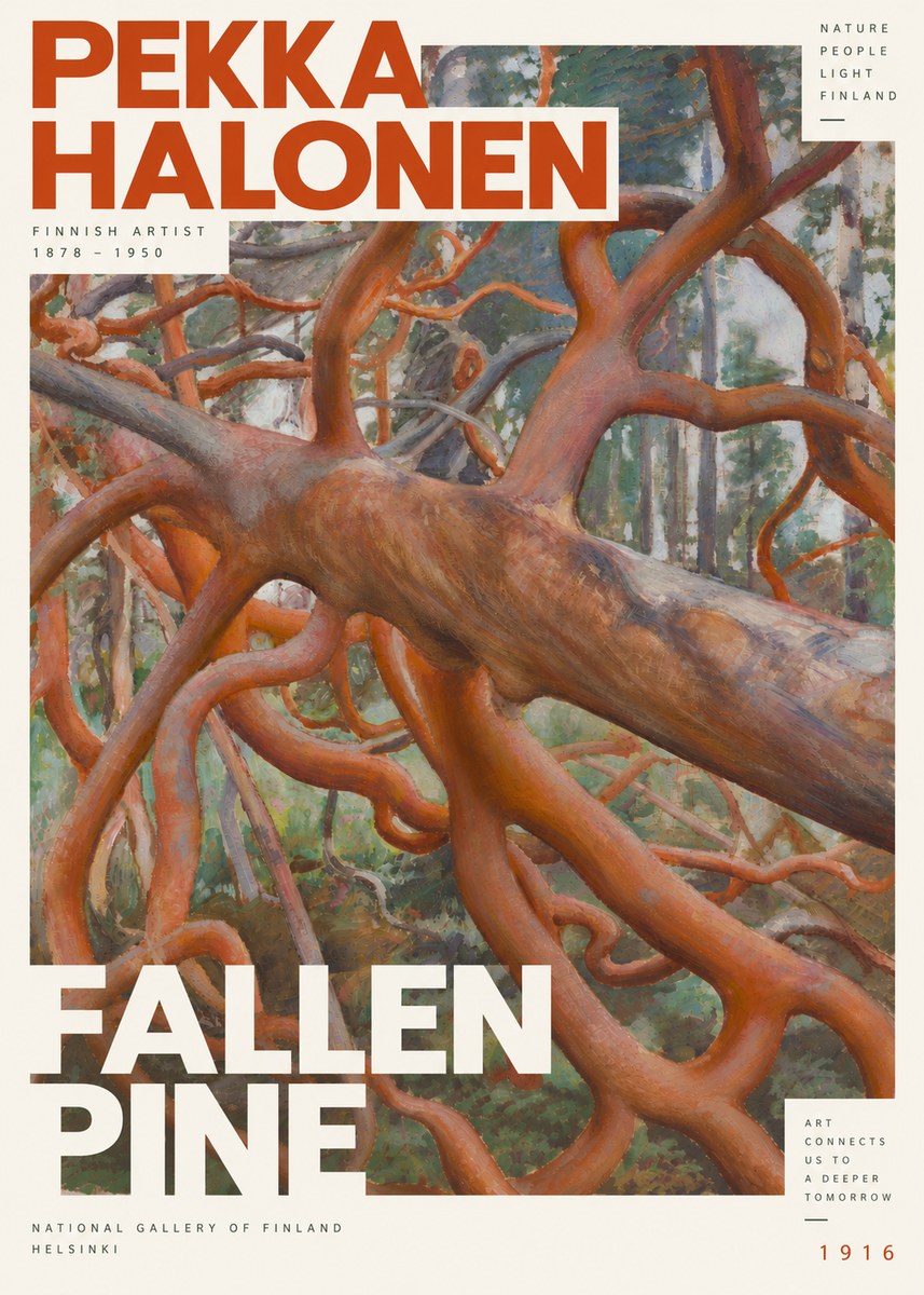 Pekka Halonen Fallen Pine No6 - Plakát