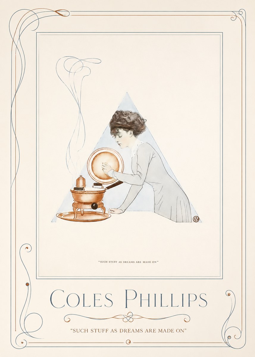 Coles Phillips Such Stuff as Dreams Are Made On No1 - Plakát