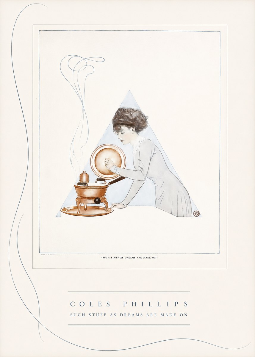 Coles Phillips Such Stuff as Dreams Are Made On No3 - Plakát