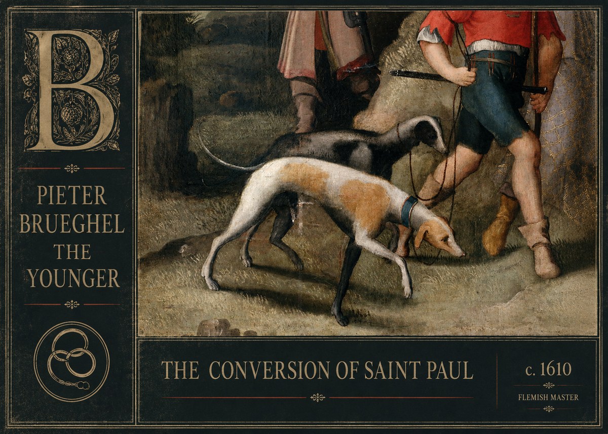 Pieter Bruegel The Conversion of Saint Paul II No5 - Plakát