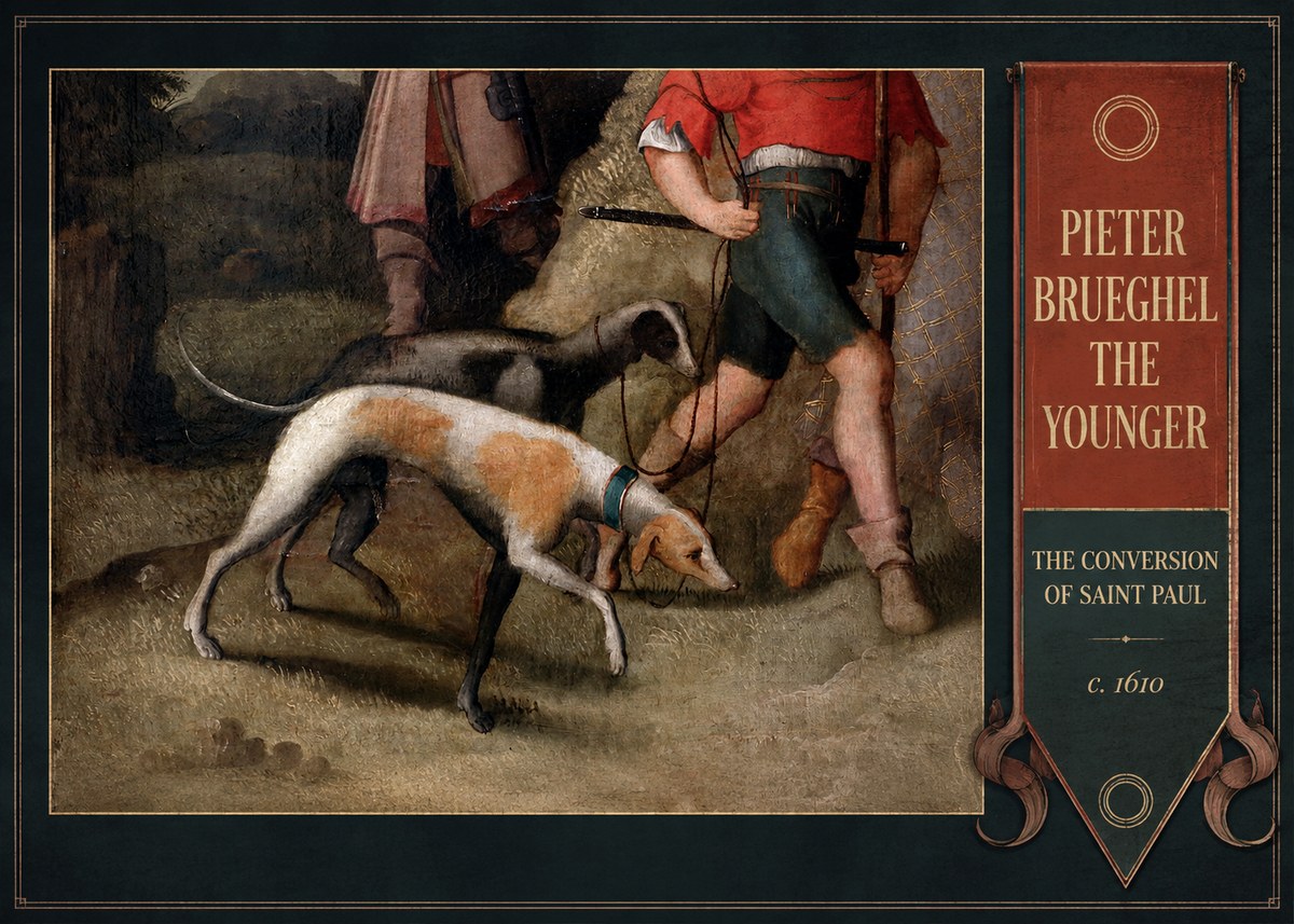Pieter Bruegel The Conversion of Saint Paul II No6 - Plakát