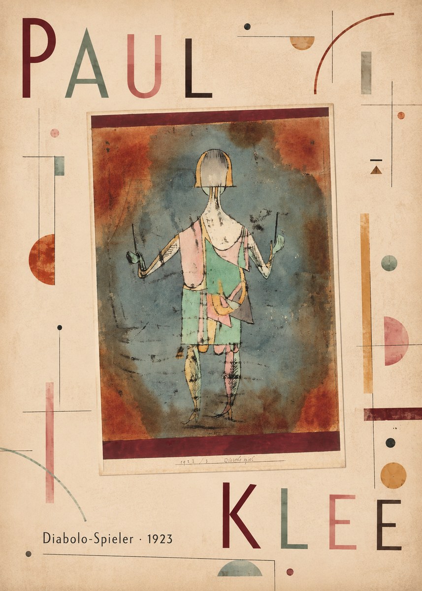 Paul Klee Diabolo-spieler No4 - Plakát