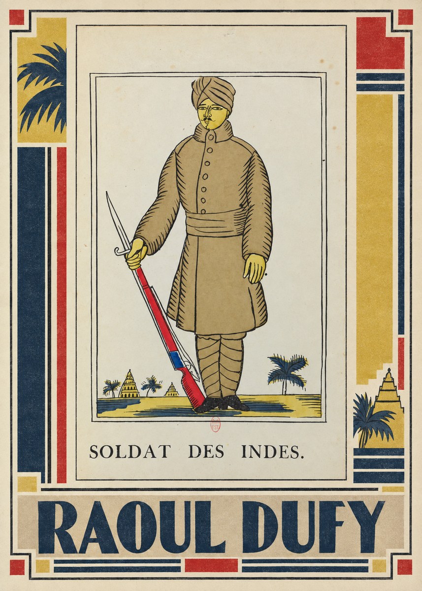 Raoul Dufy Soldat Des Indes. No2 - Plakát