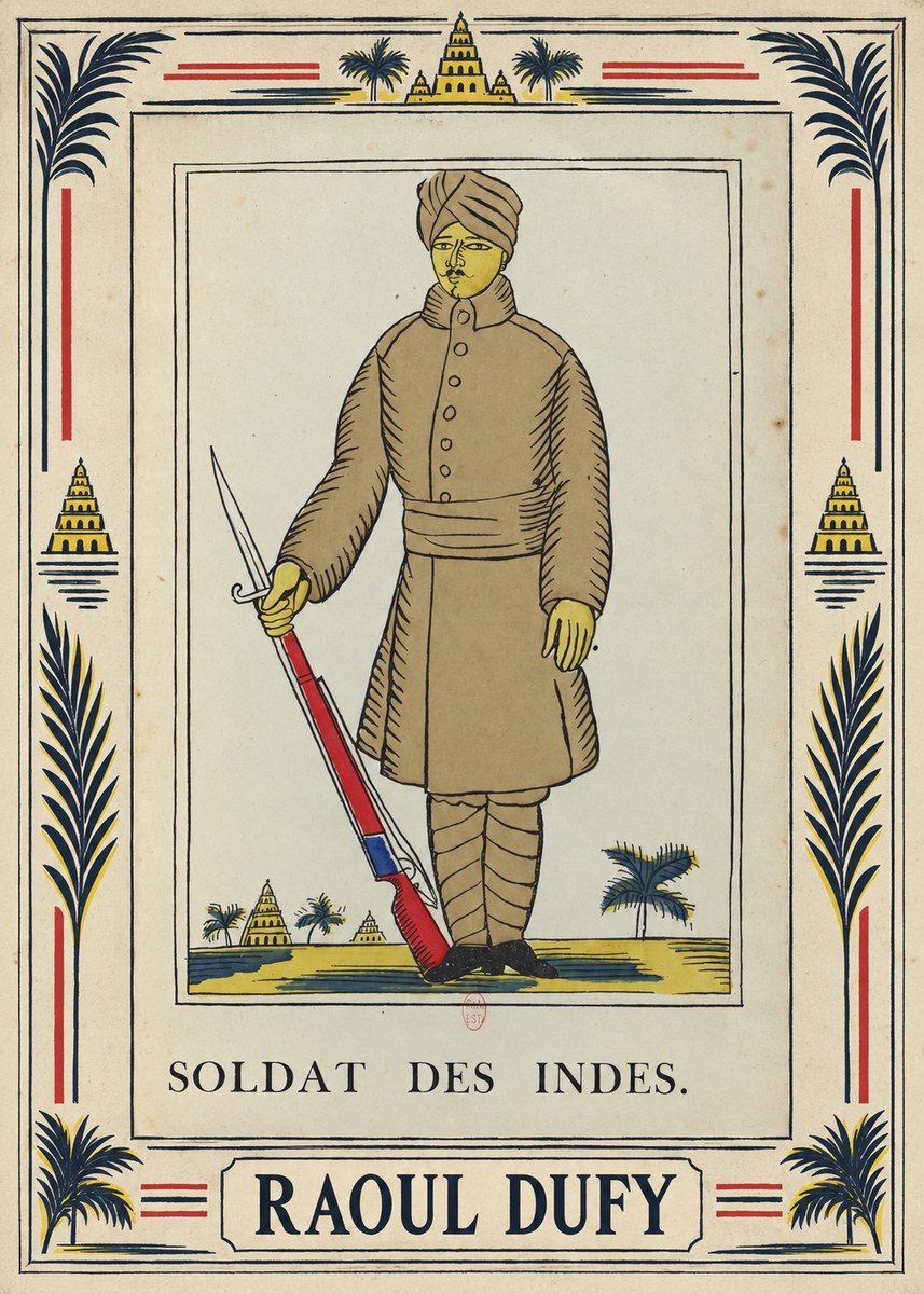 Raoul Dufy Soldat Des Indes. No5 - Plakát